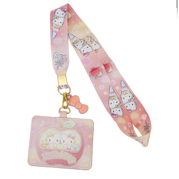 Sanrio Accessories - Loungefly Sanrio Hello Kitty Carnival Lanyard With Card Holder 🆕